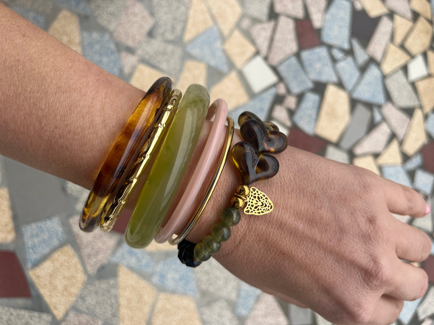 Bracelet LÉO KAKI