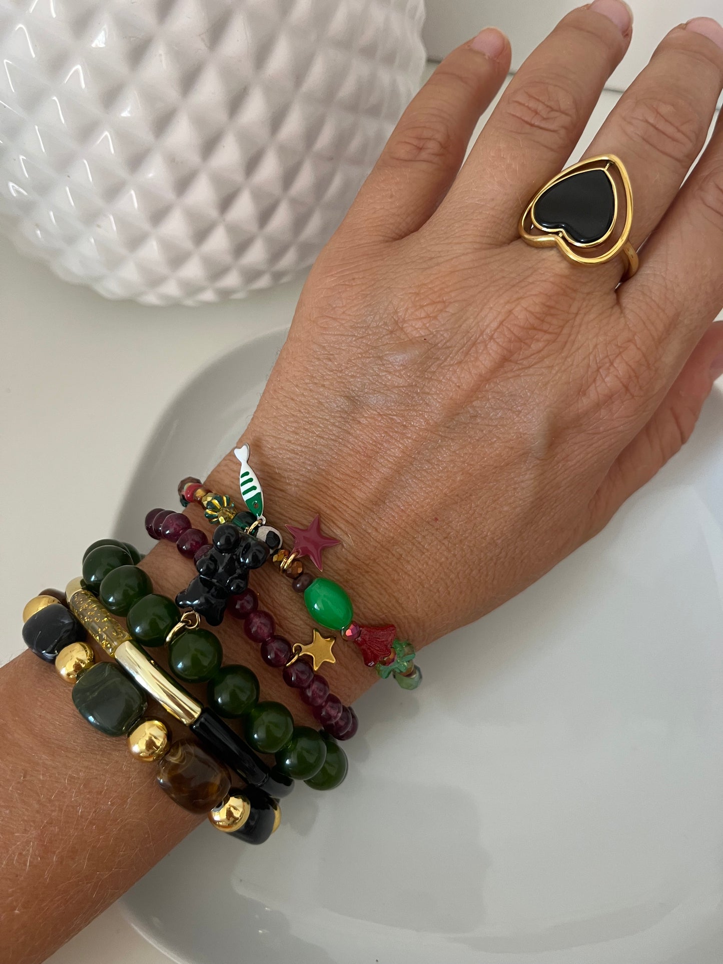 Bracelet Bear kaki