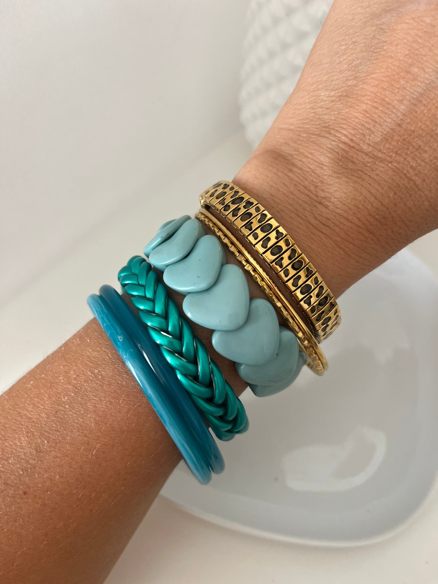 Bracelet LÉO acier élastique
