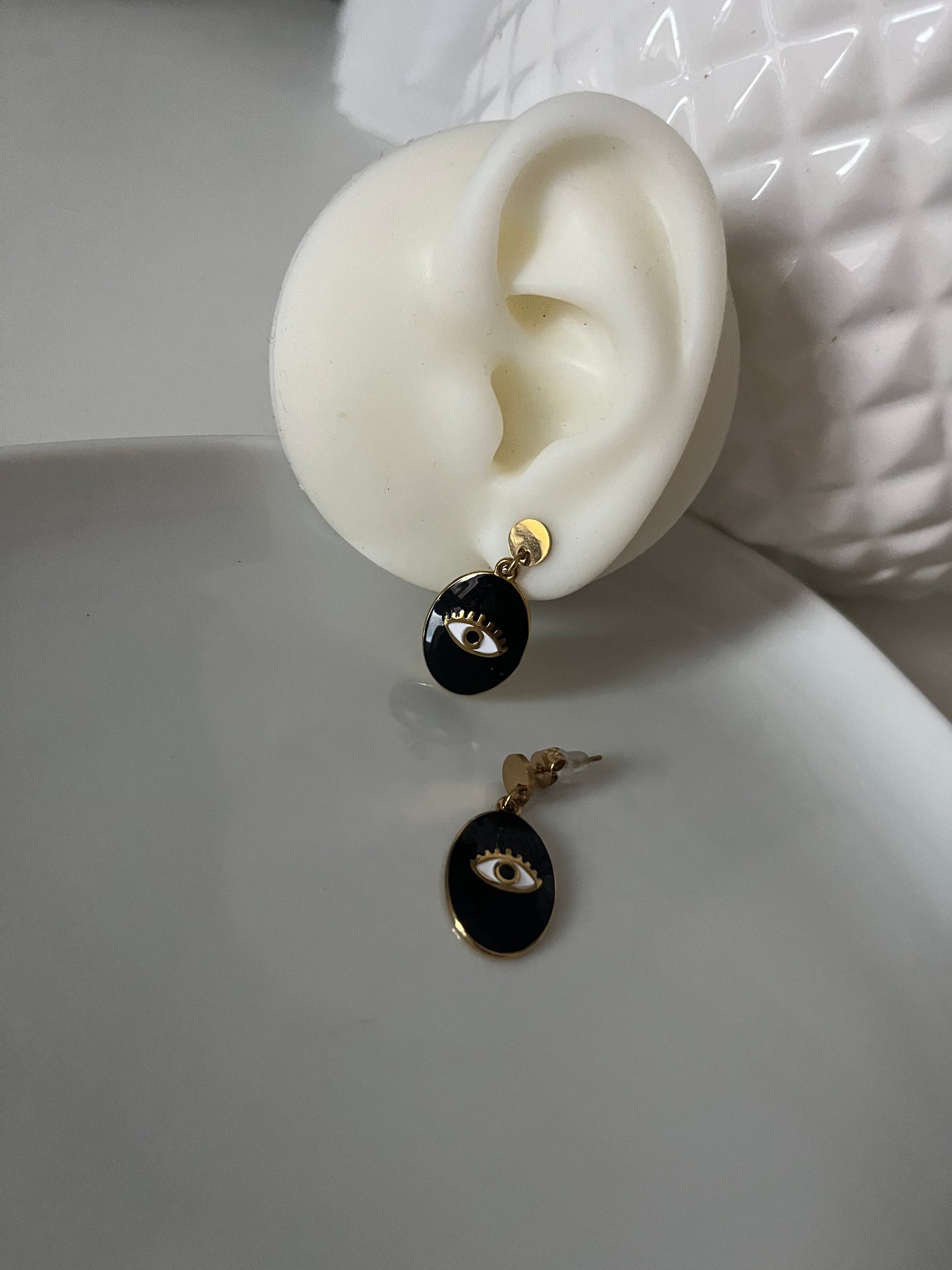 Boucles d’oreilles PROTECT NOIRE