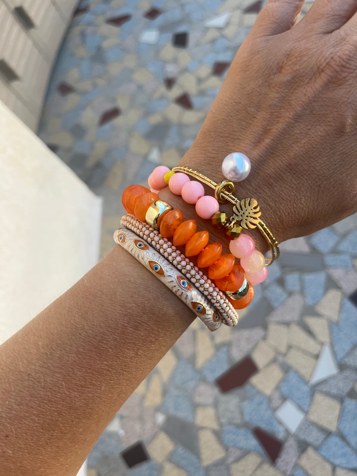 Bracelet shali orange