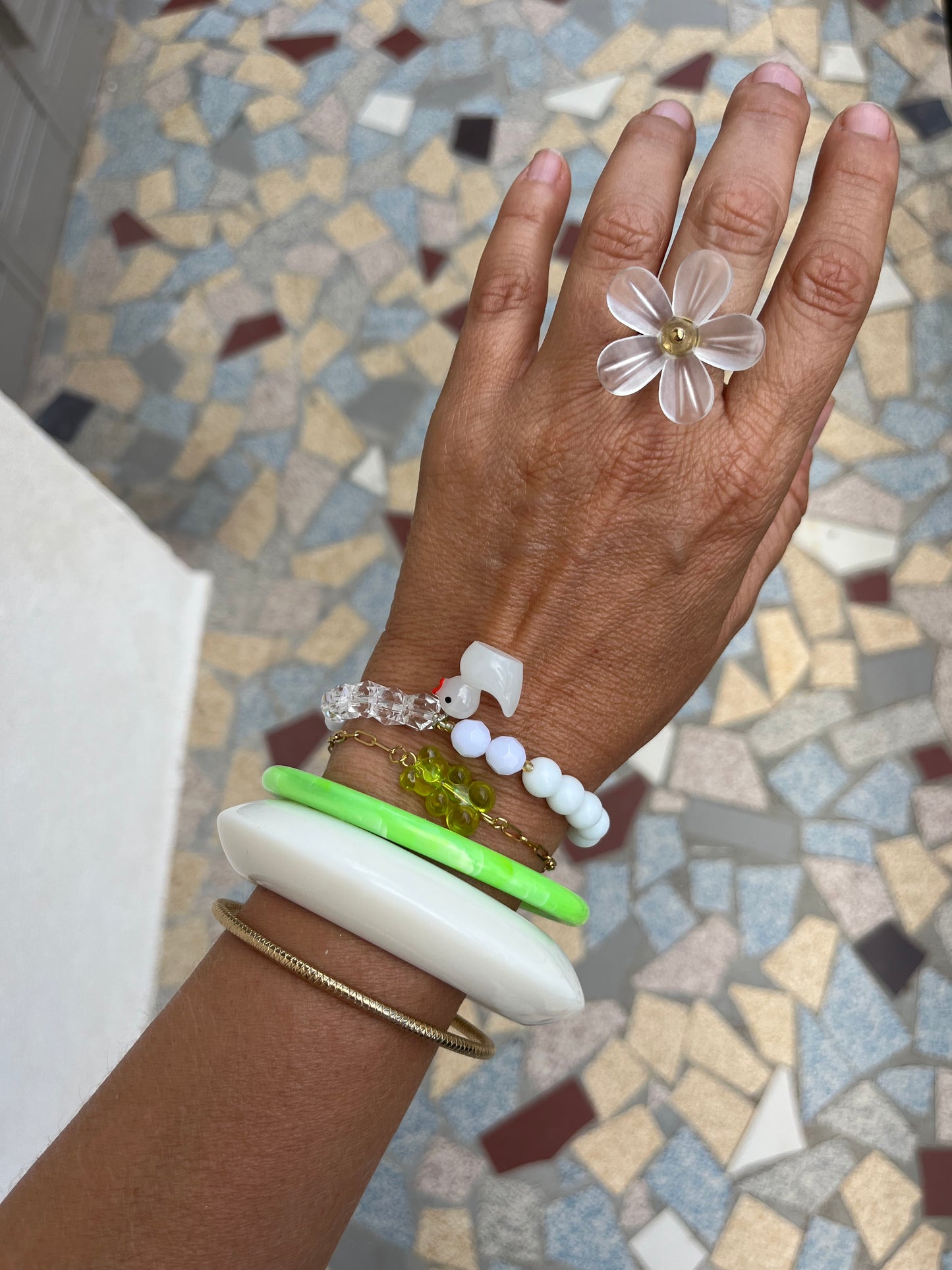 Bracelet DUcky pure blanc