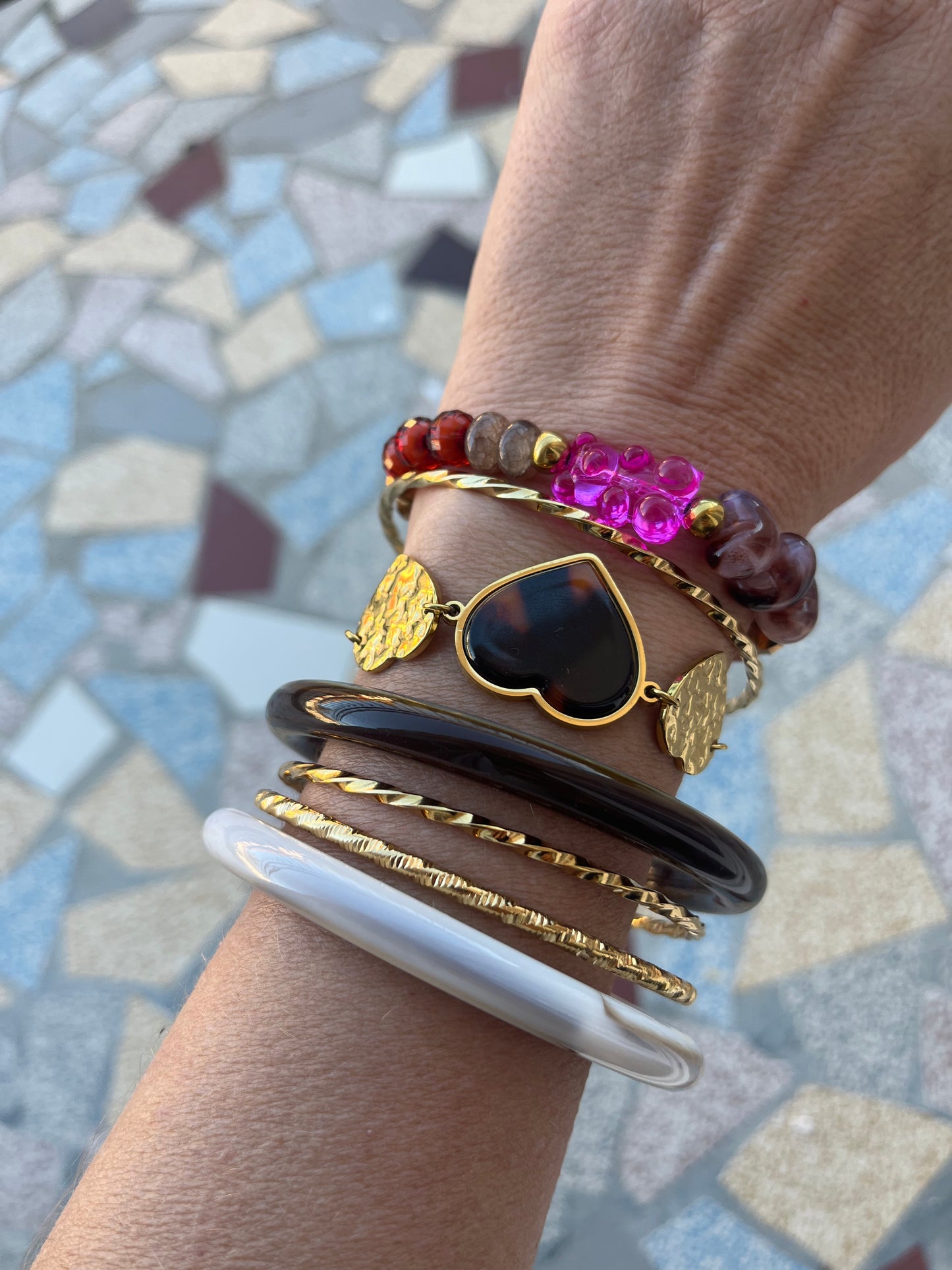 Bracelet Teddy rose