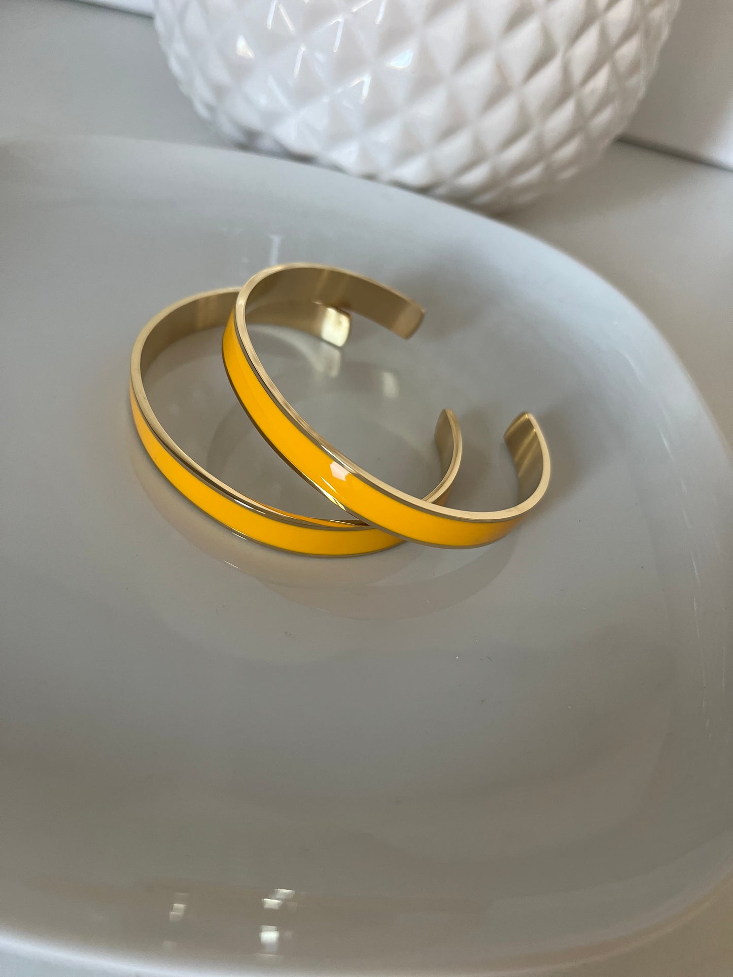 Jonc Jaune acier inoxydable