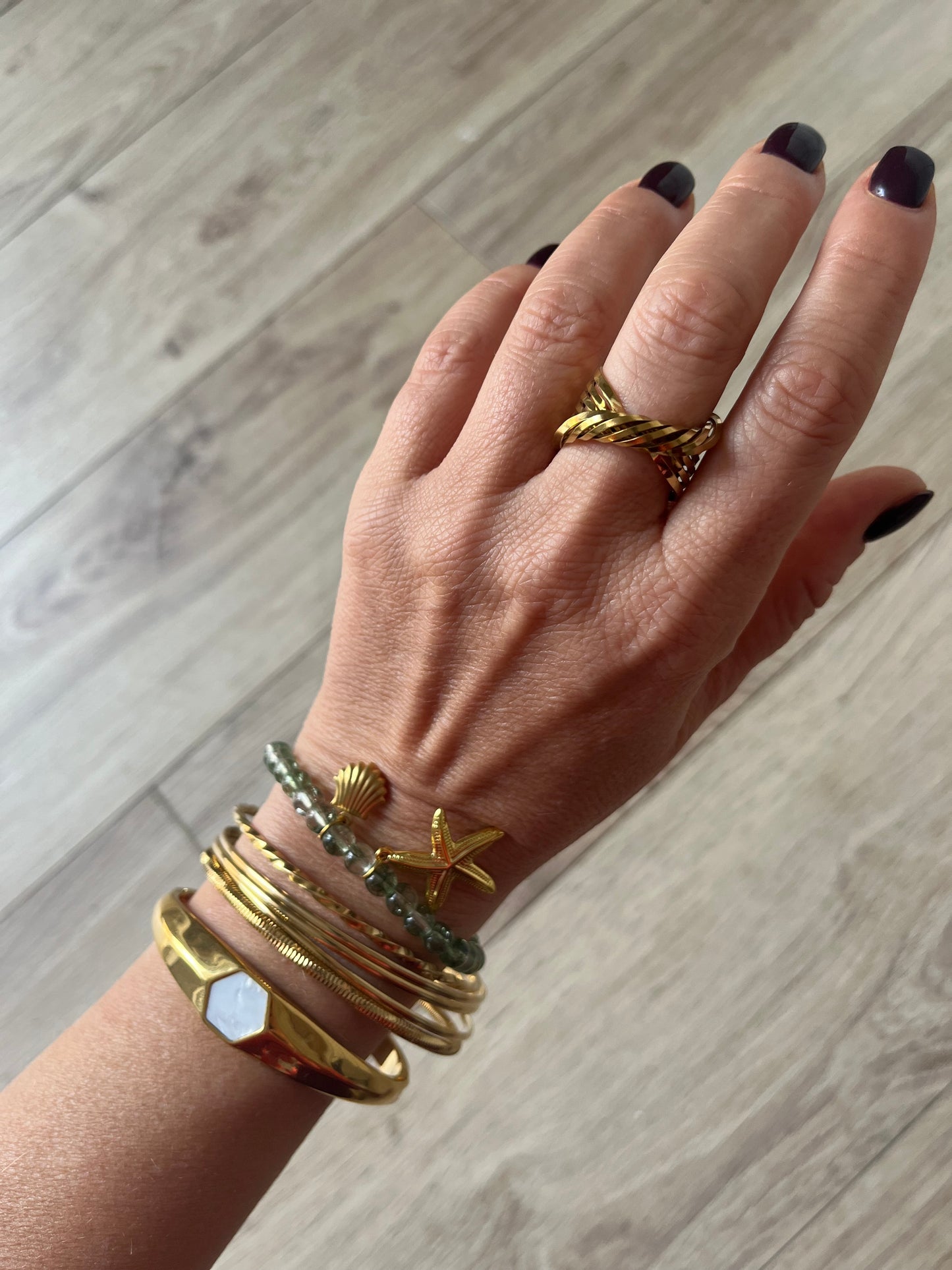 Bague Torsade