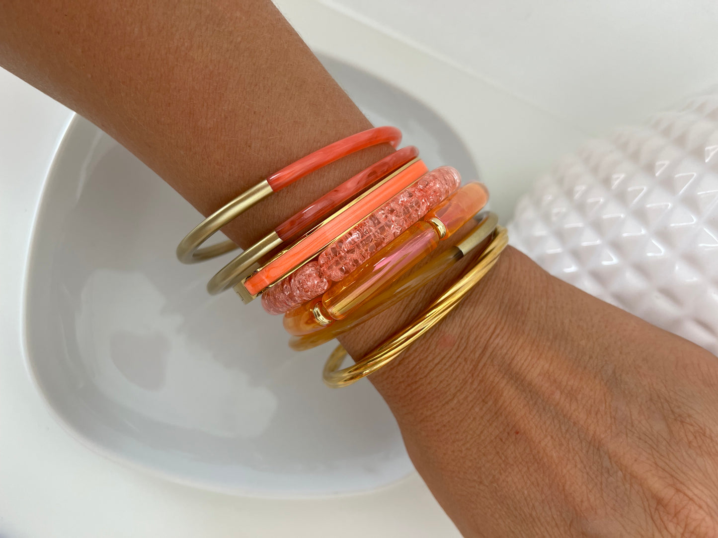 Jonc Alan fin corail