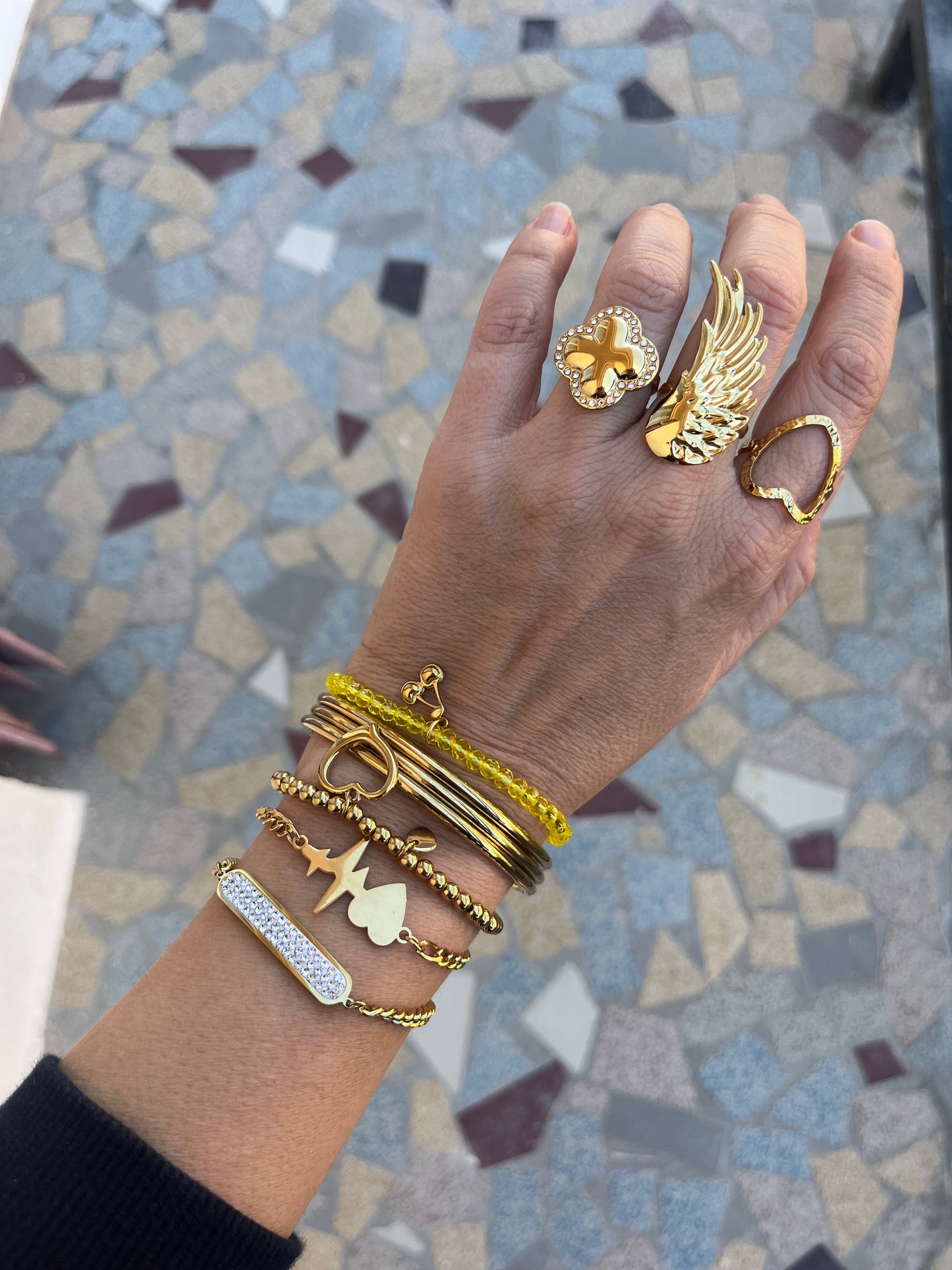 Bracelet pacha jaune