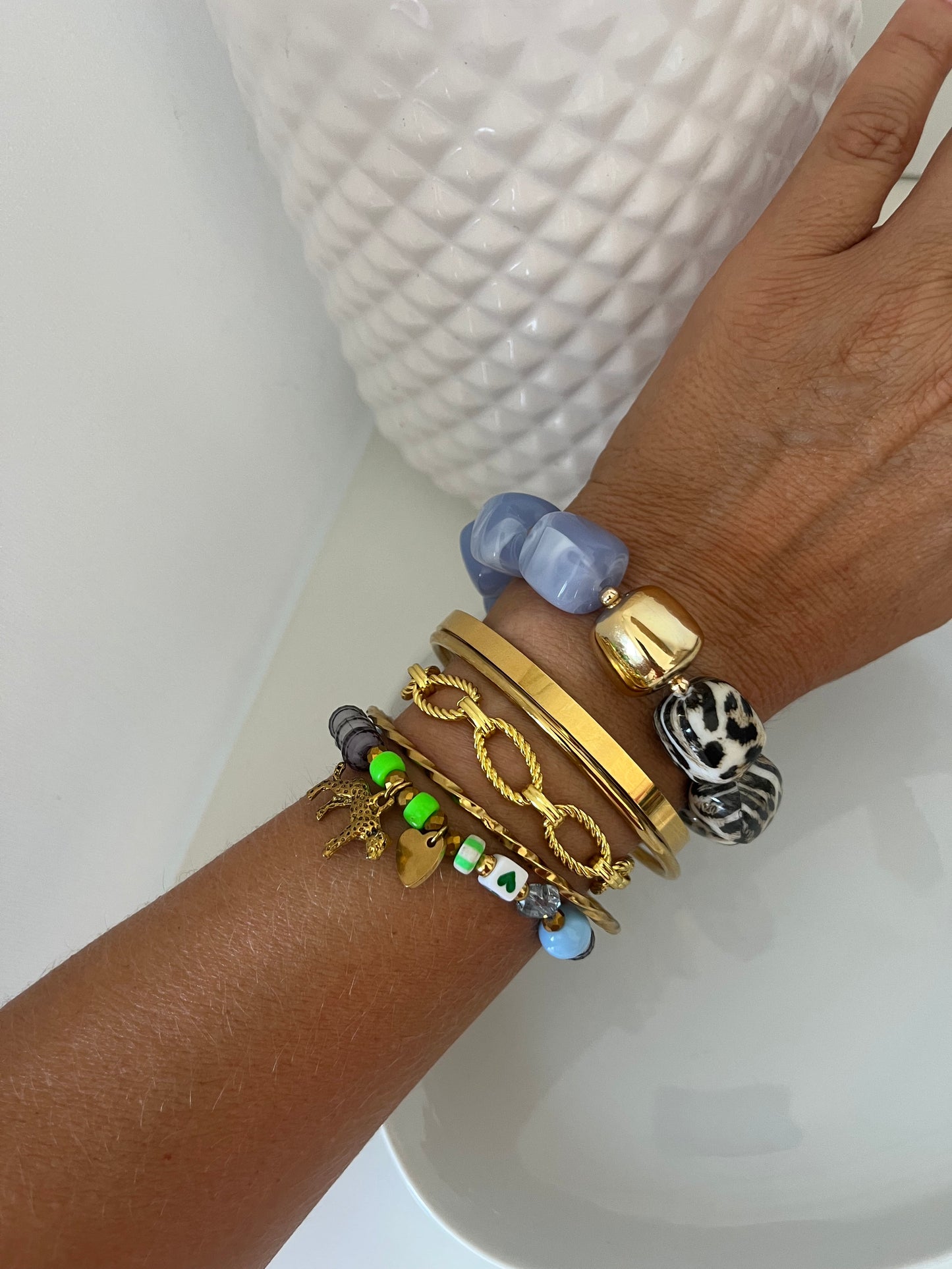 Bracelet Kaya bleu
