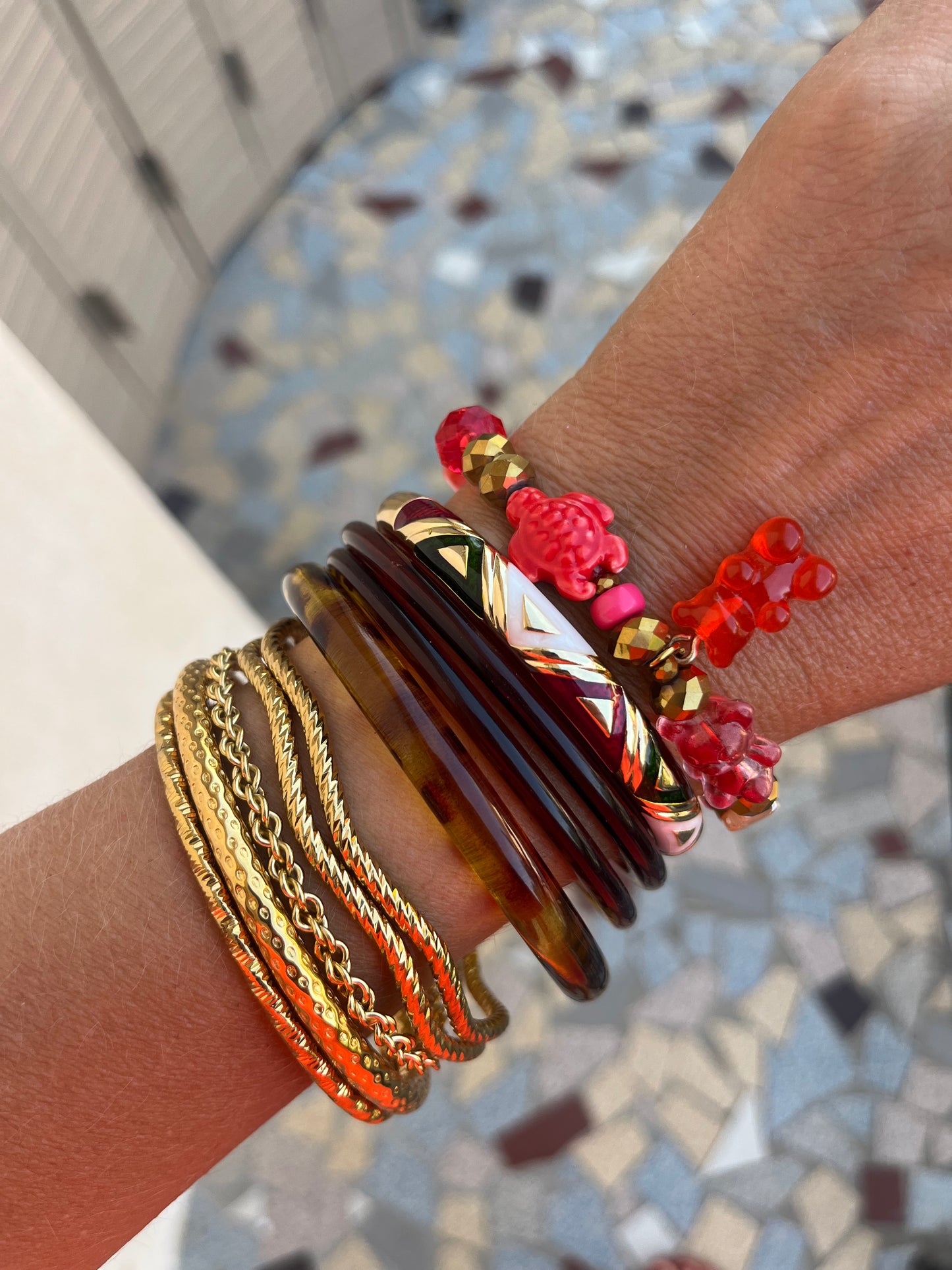 Bracelet Biba rouge