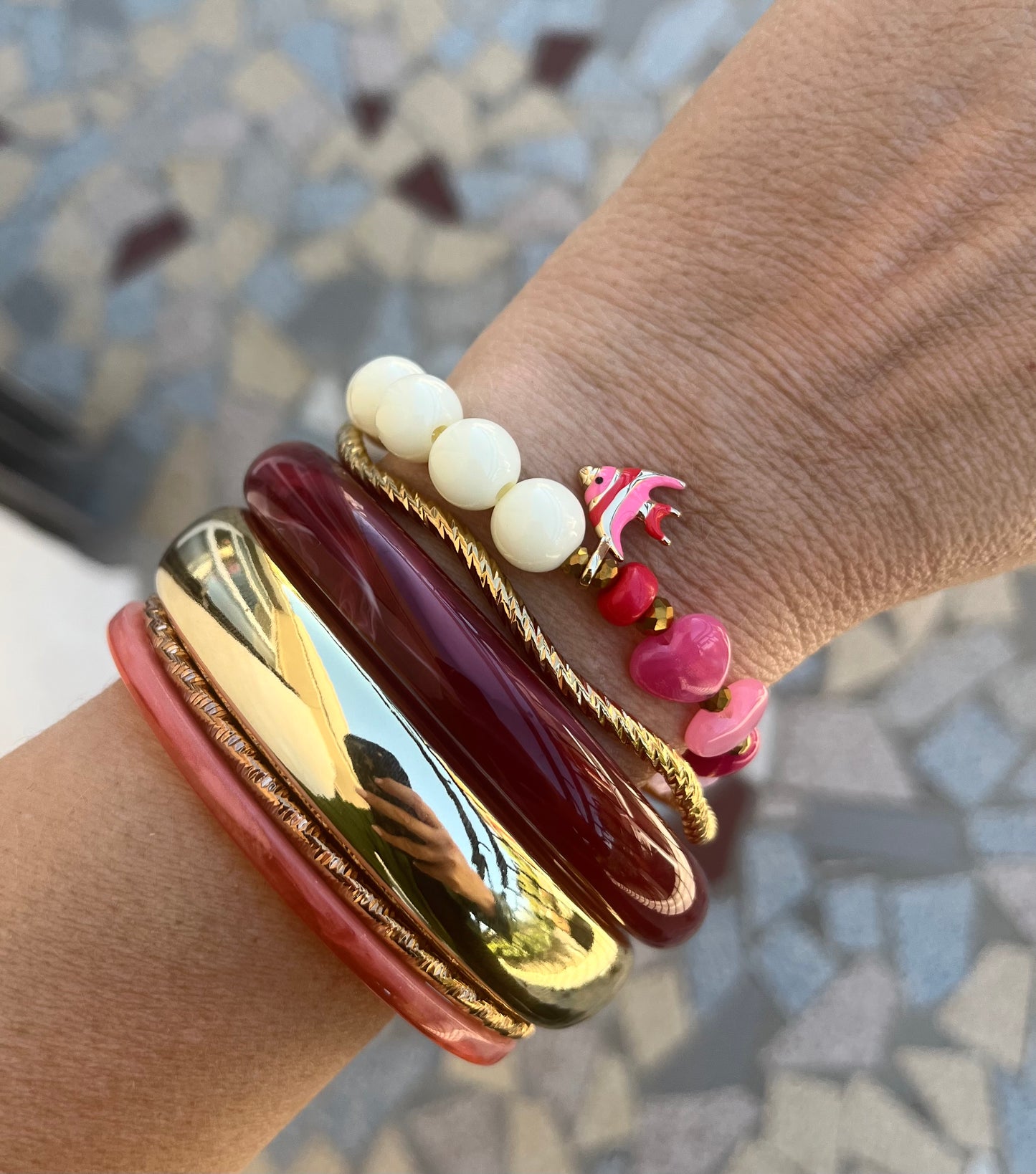 Bracelet Fish Pink
