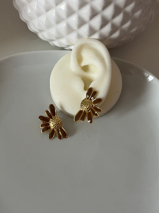 Boucle Marguerites Marron