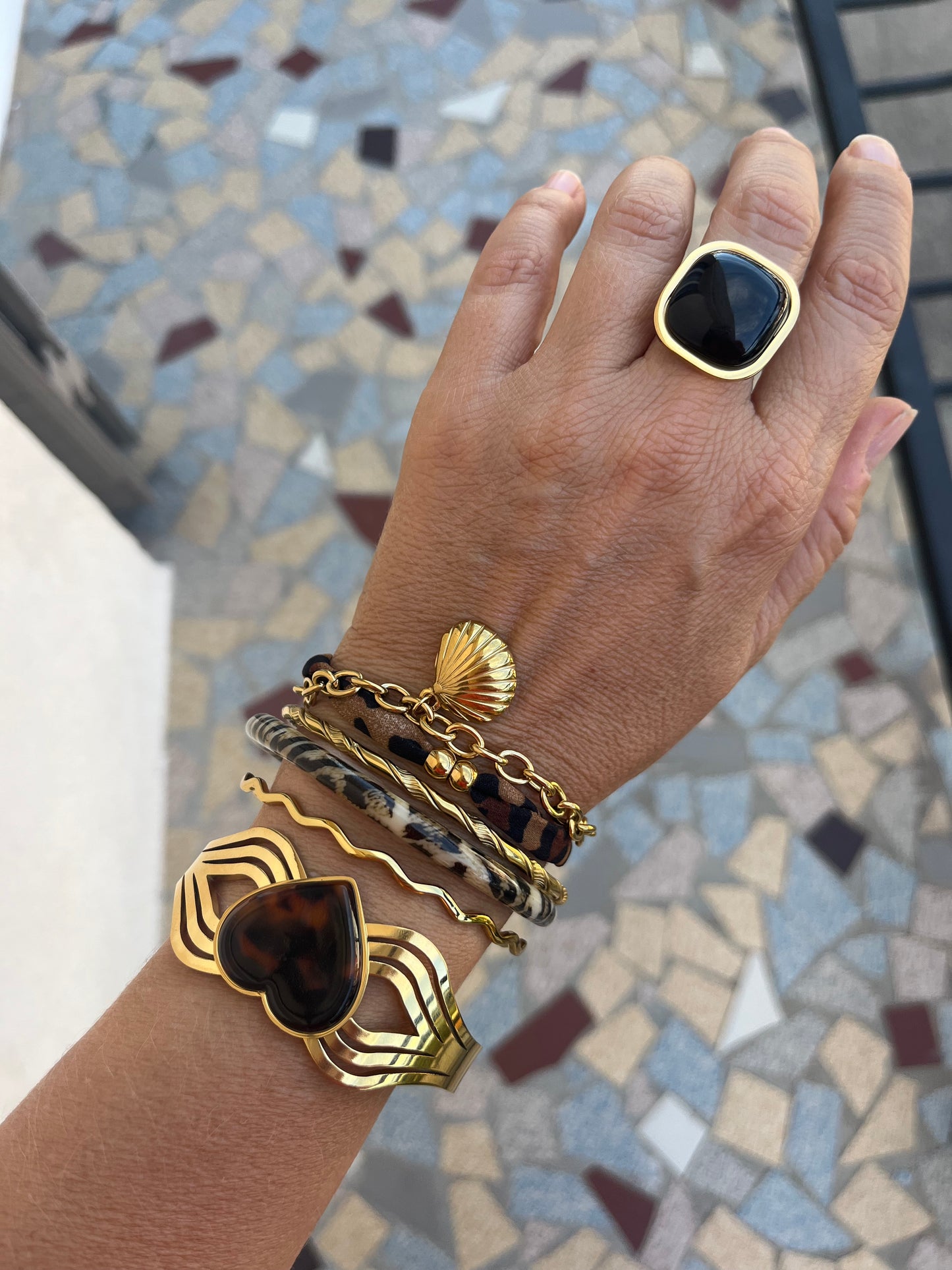 Bague GUMMIE black