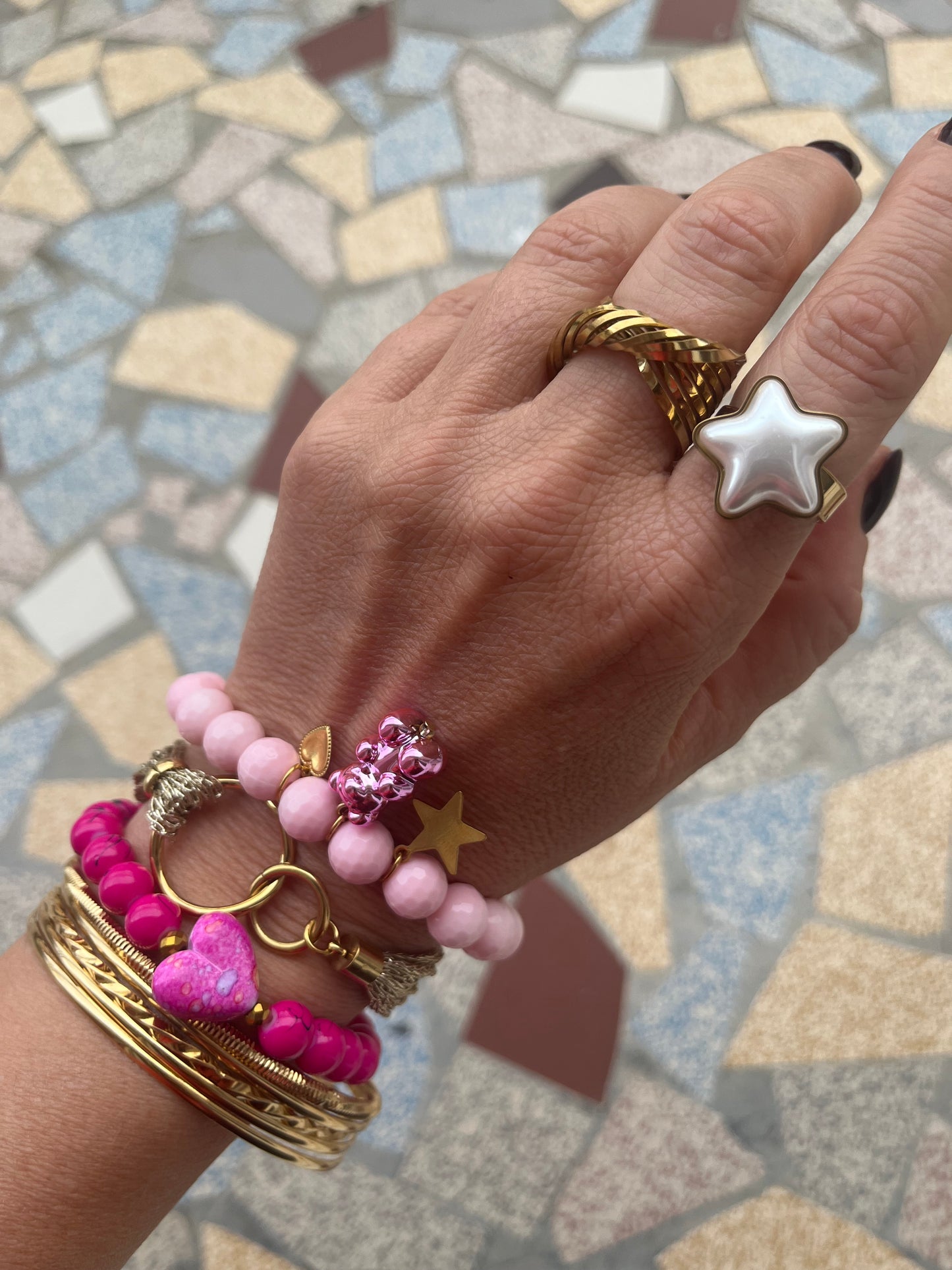 Bague Star Nacre