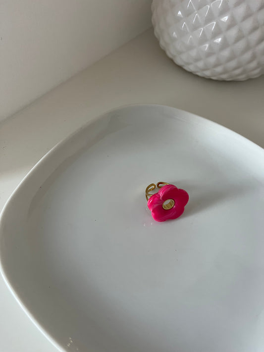 Bague FLORA FUSHIA