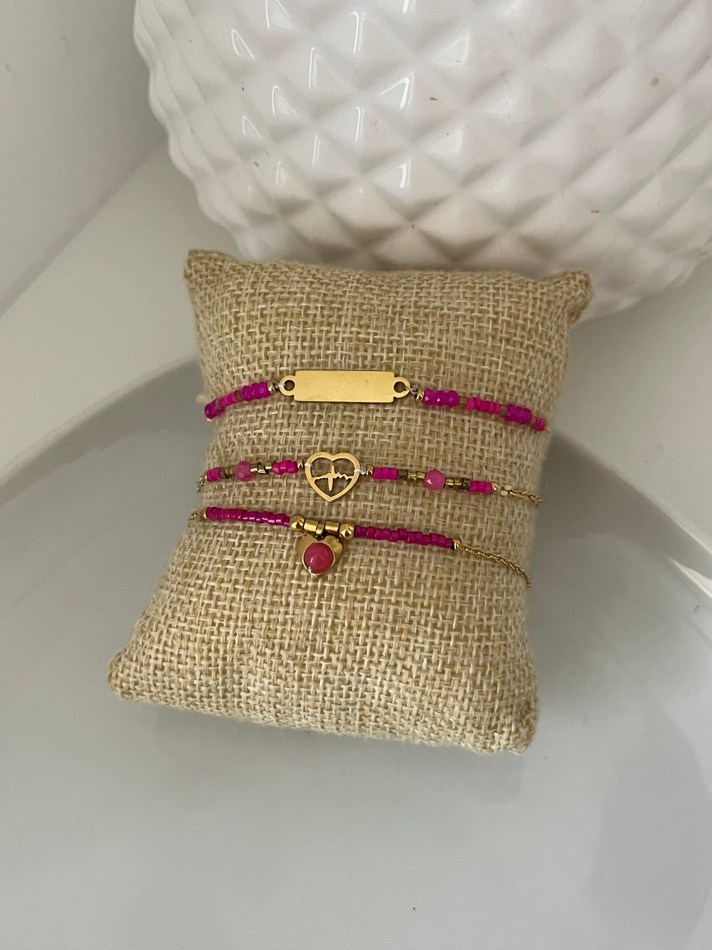 Trio de bracelets LOVELY