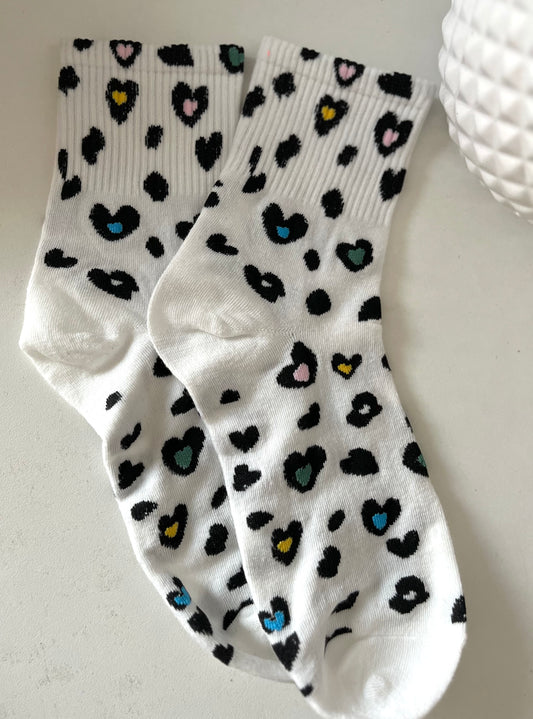 Chaussettes léopard color