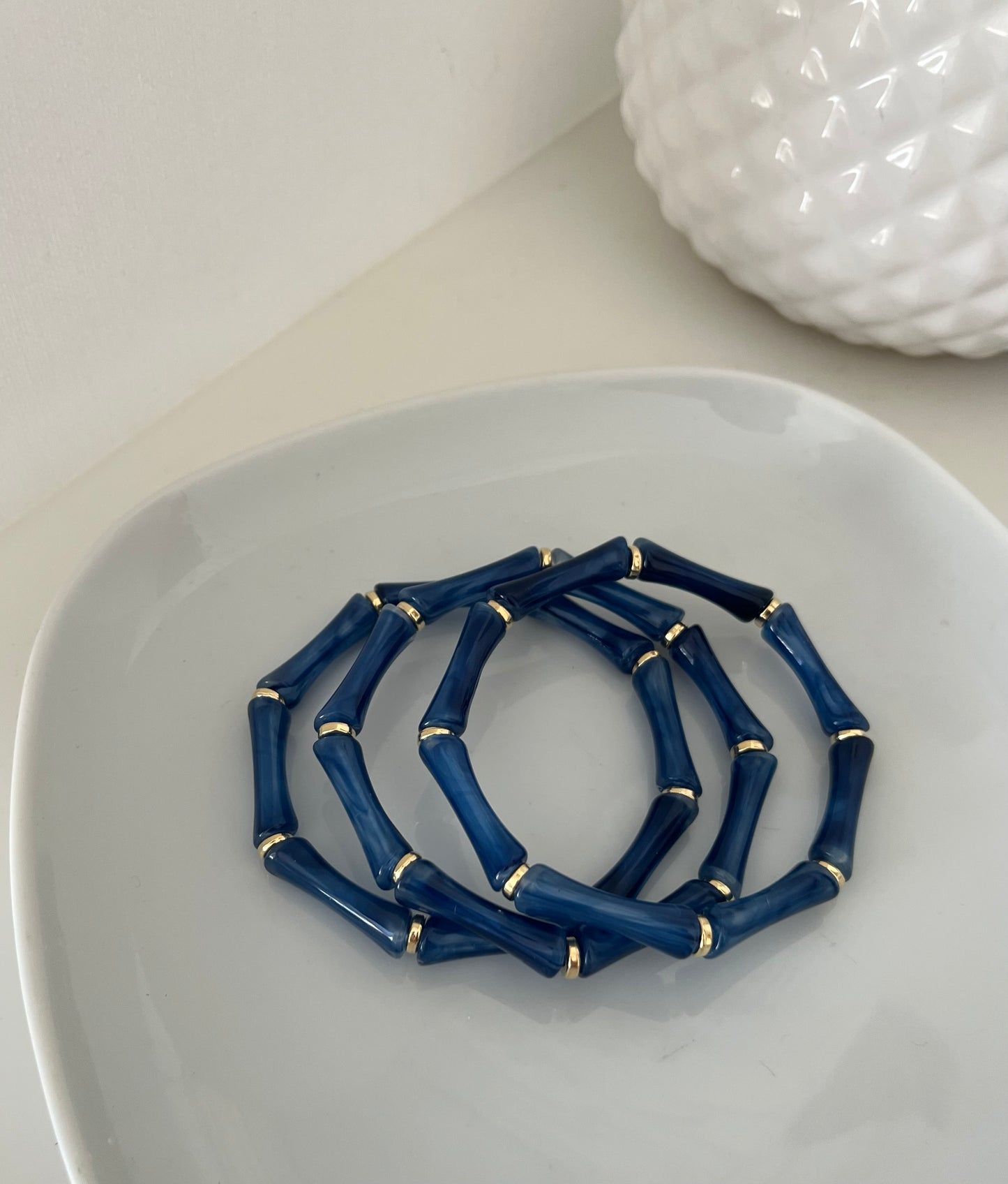 Bracelet Octo bleu Jean