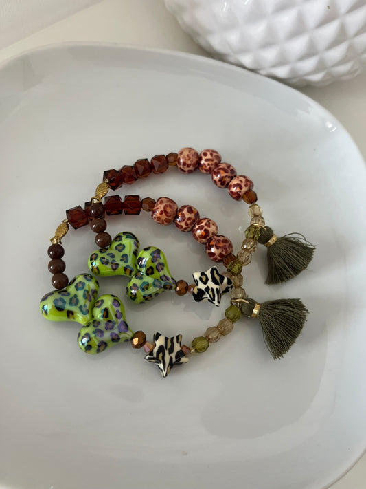 Bracelet LÉO KAKI