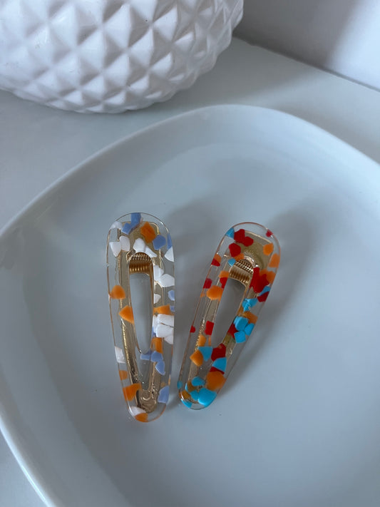 Barrette Marble triangle