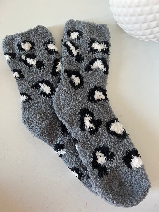 Chaussettes Moumoutes Léo grises