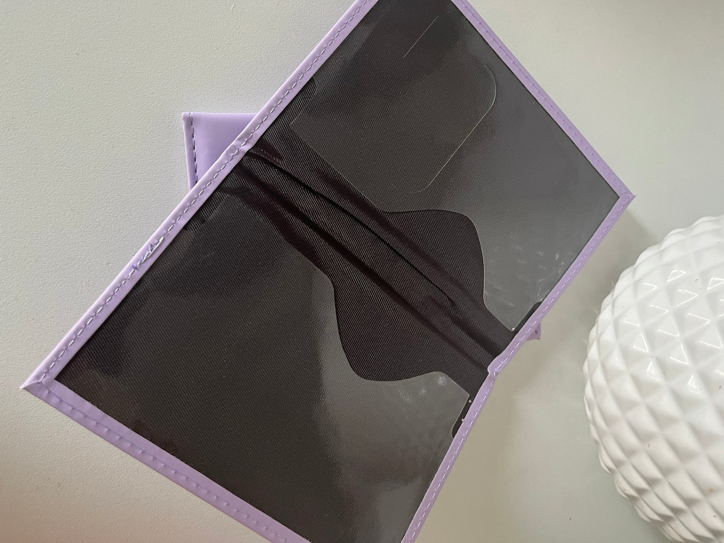 Protège passeport Mauve