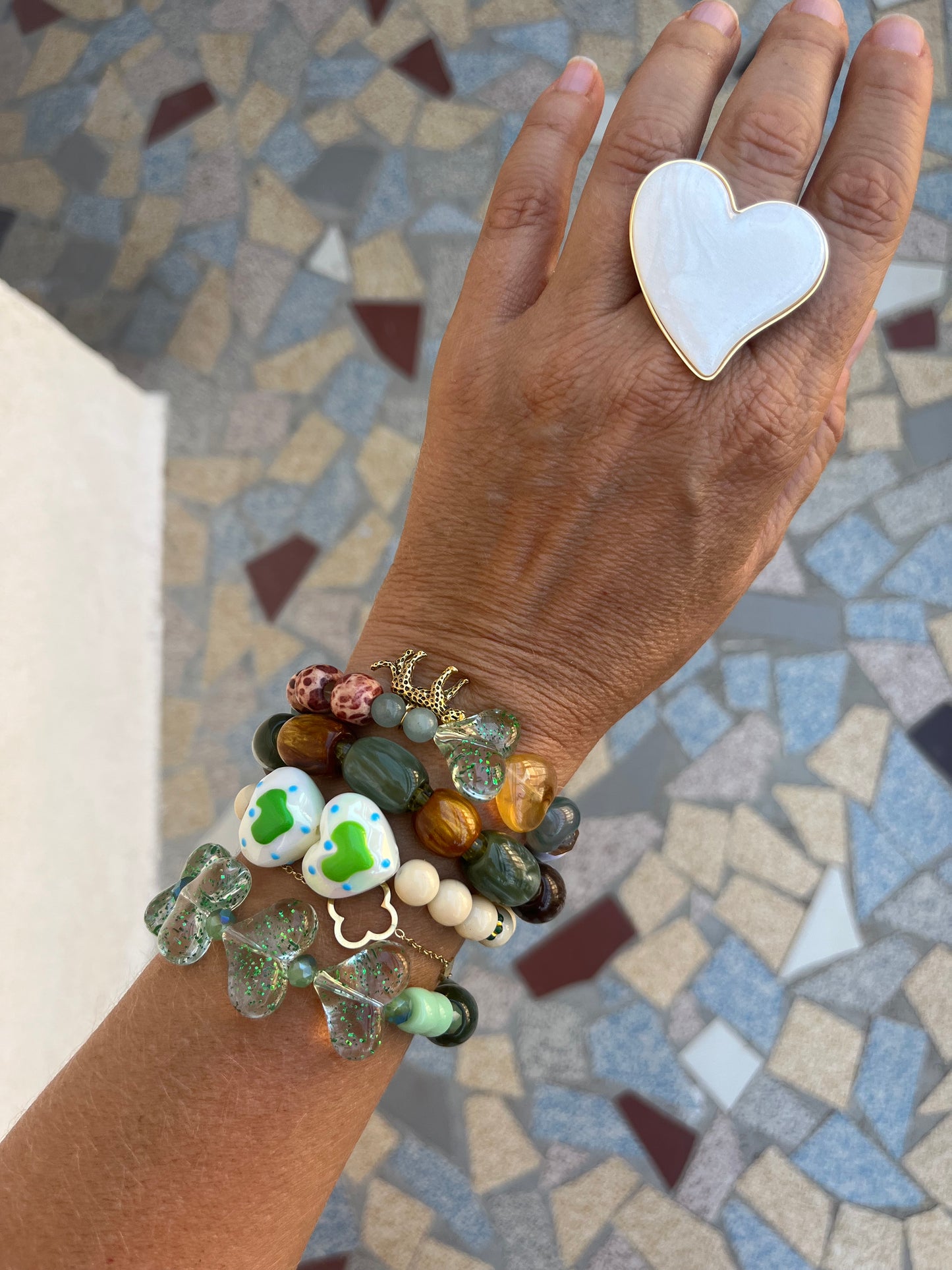 Bracelet BIGheart VERT