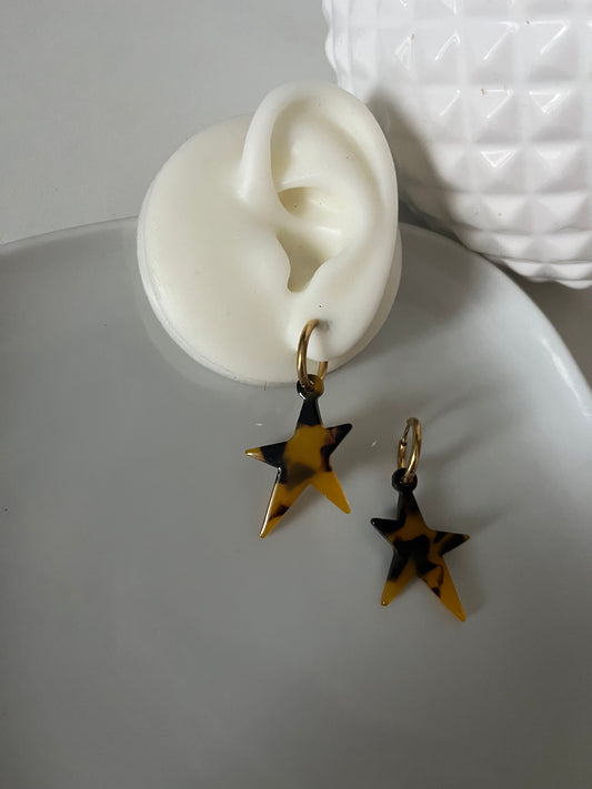 Boucles d’oreilles Star Léo