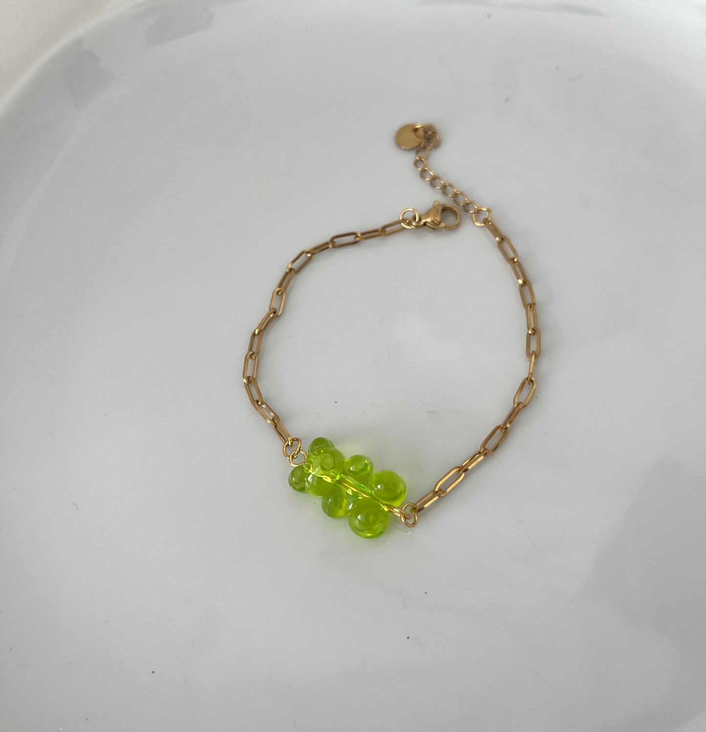 Bracelet Ourson vert