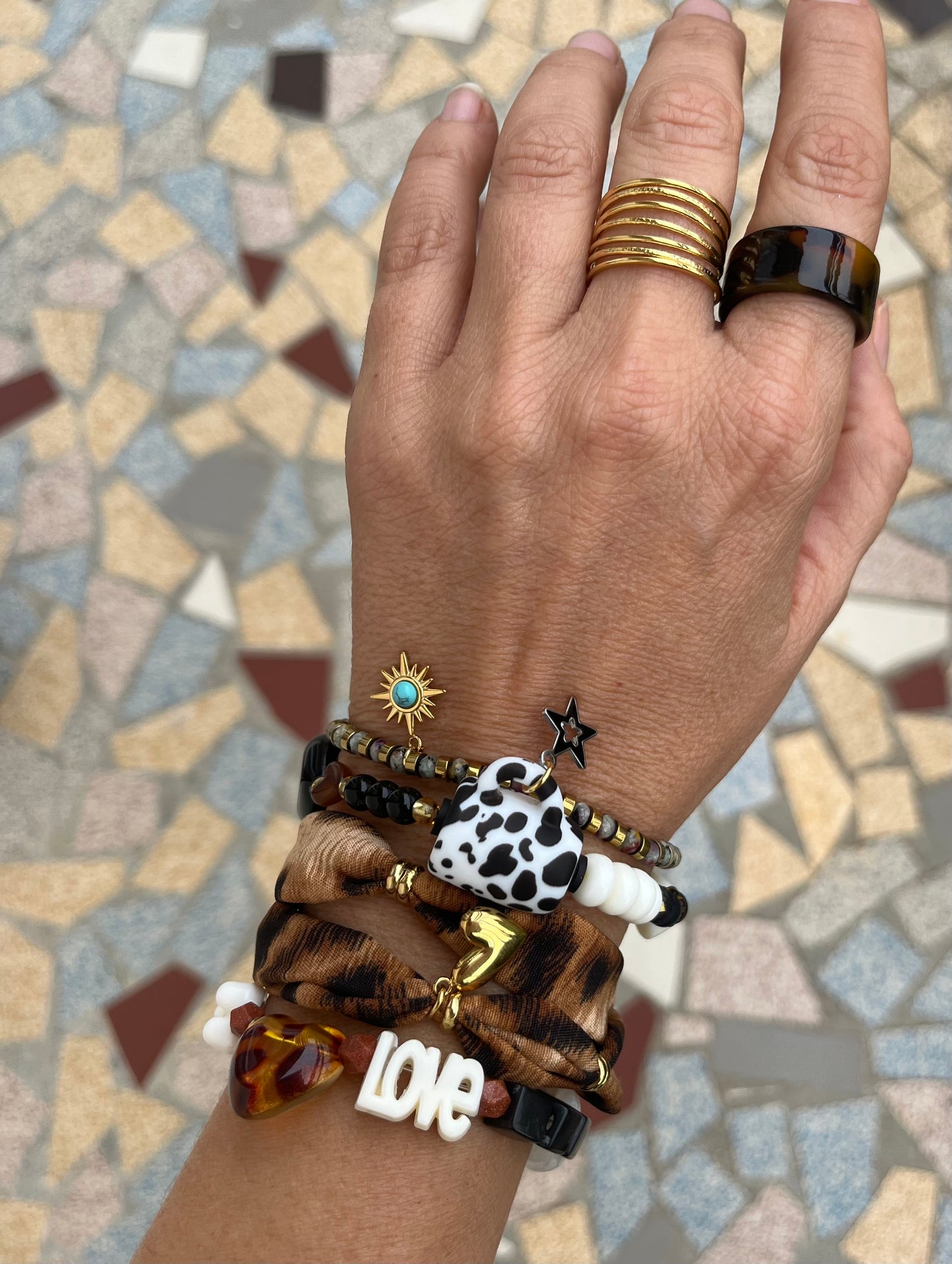 Bague ambrée