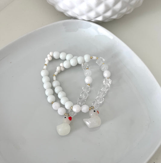 Bracelet DUcky pure blanc