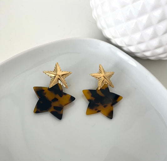 Boucles BIGSTAR Léo ambre