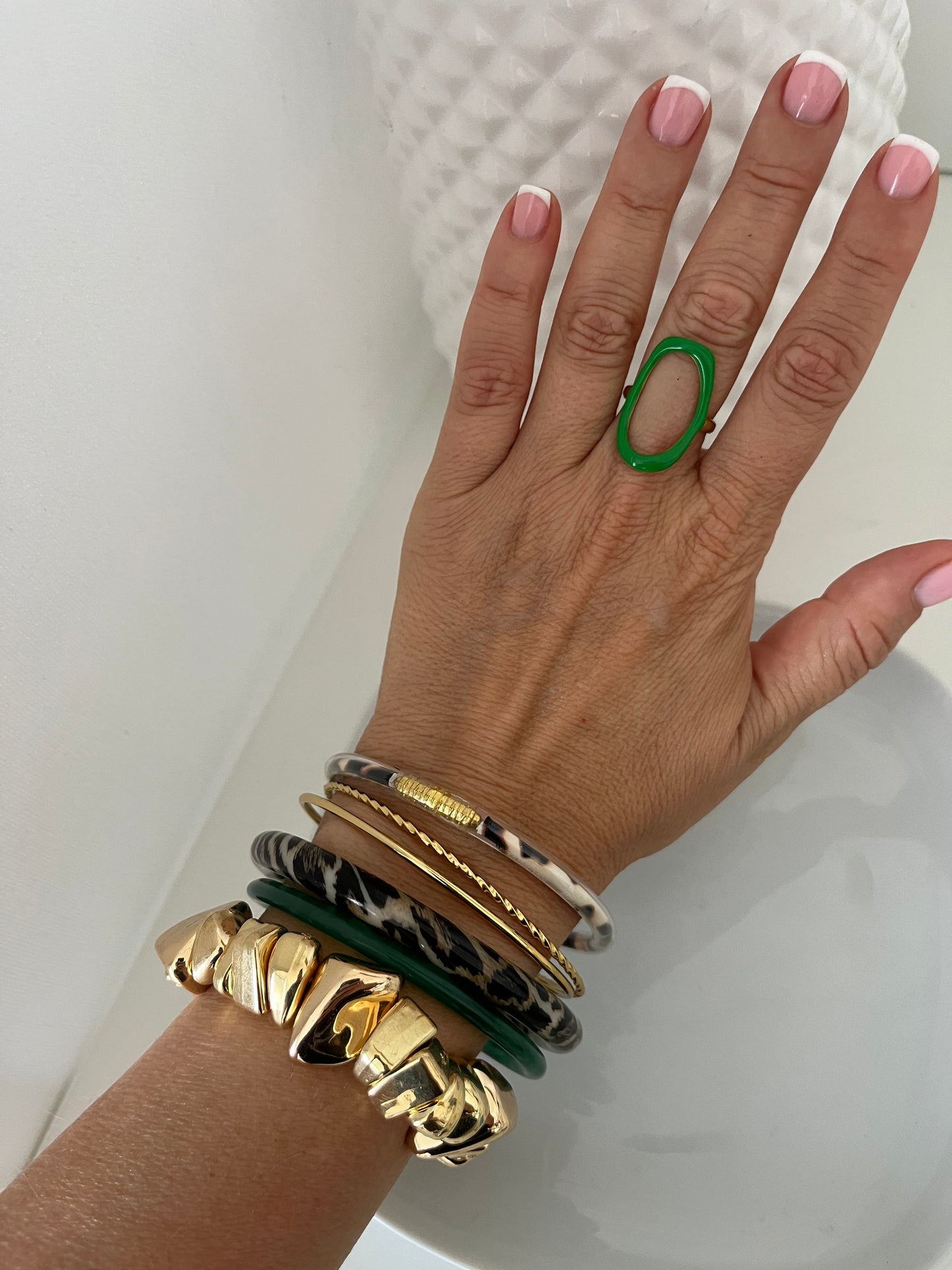 Bague CIRCLE vert