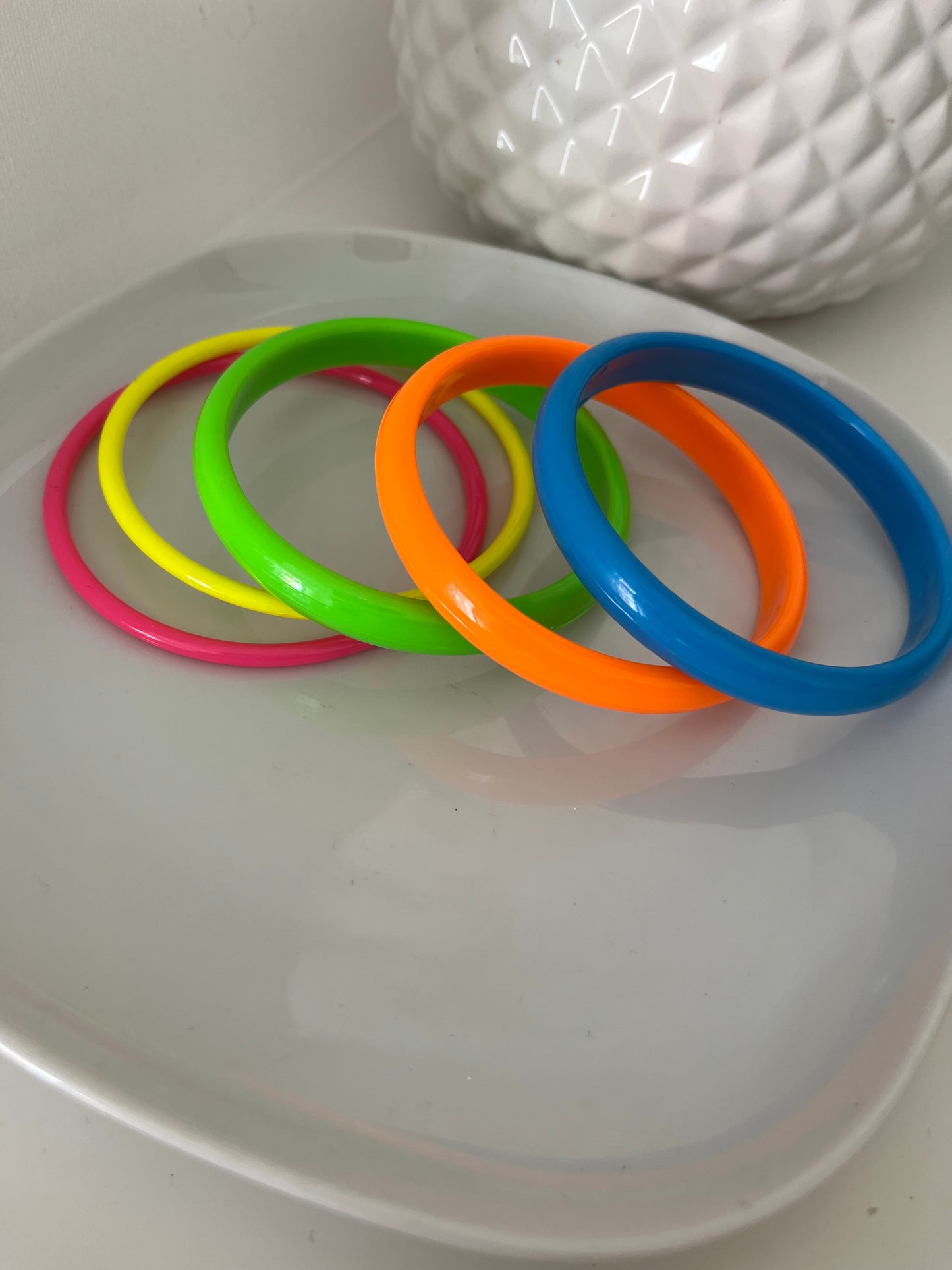 Lot de 5 joncs acrylique