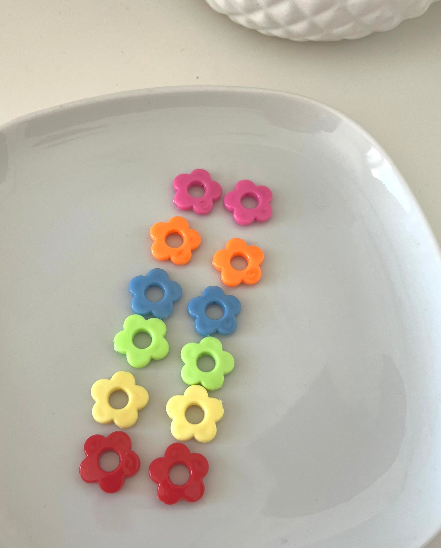 Paire de Fleurs pour créoles 18mm