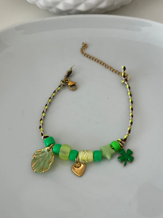 Bracelet Corda vert