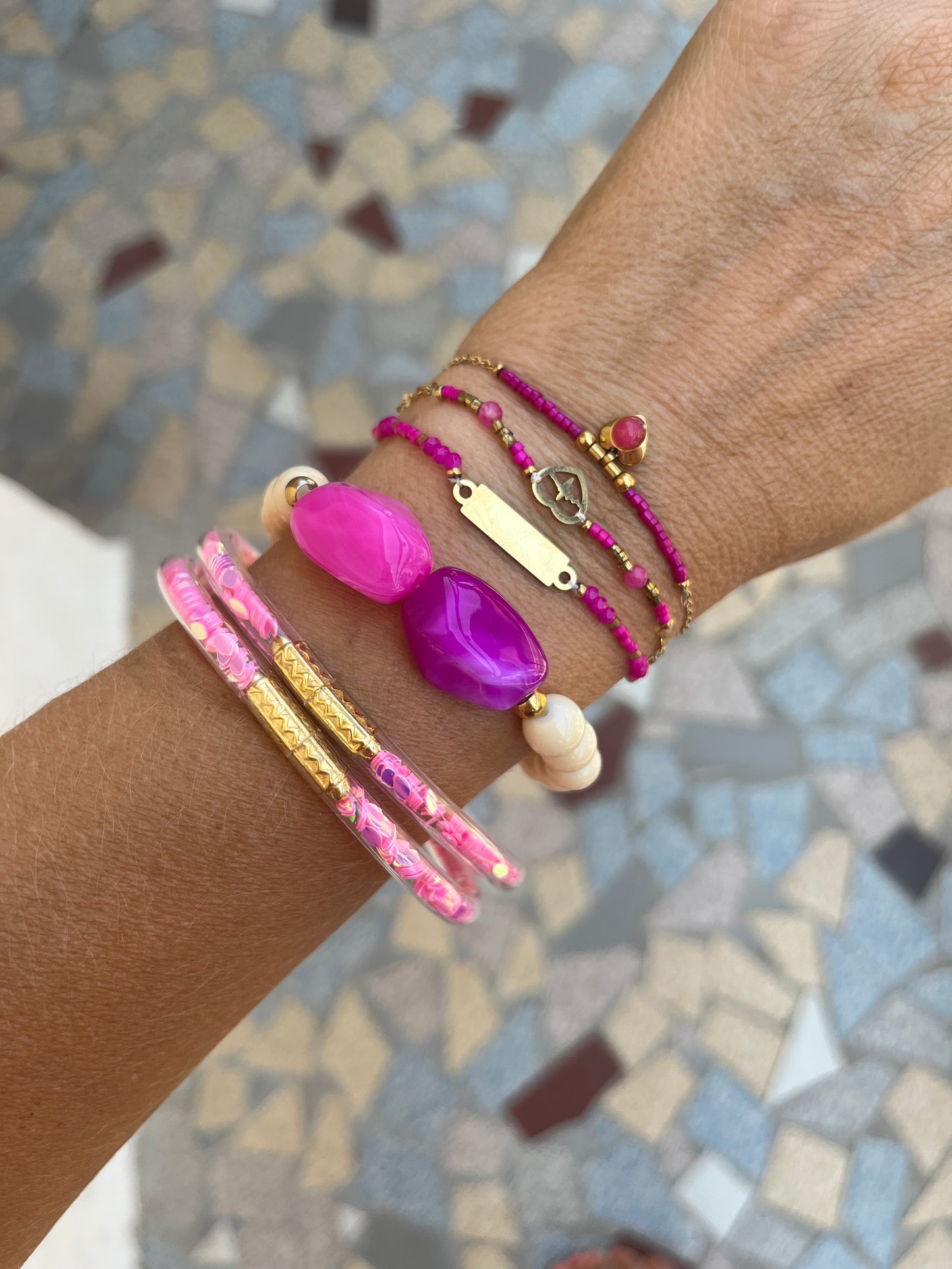 Trio de bracelets LOVELY