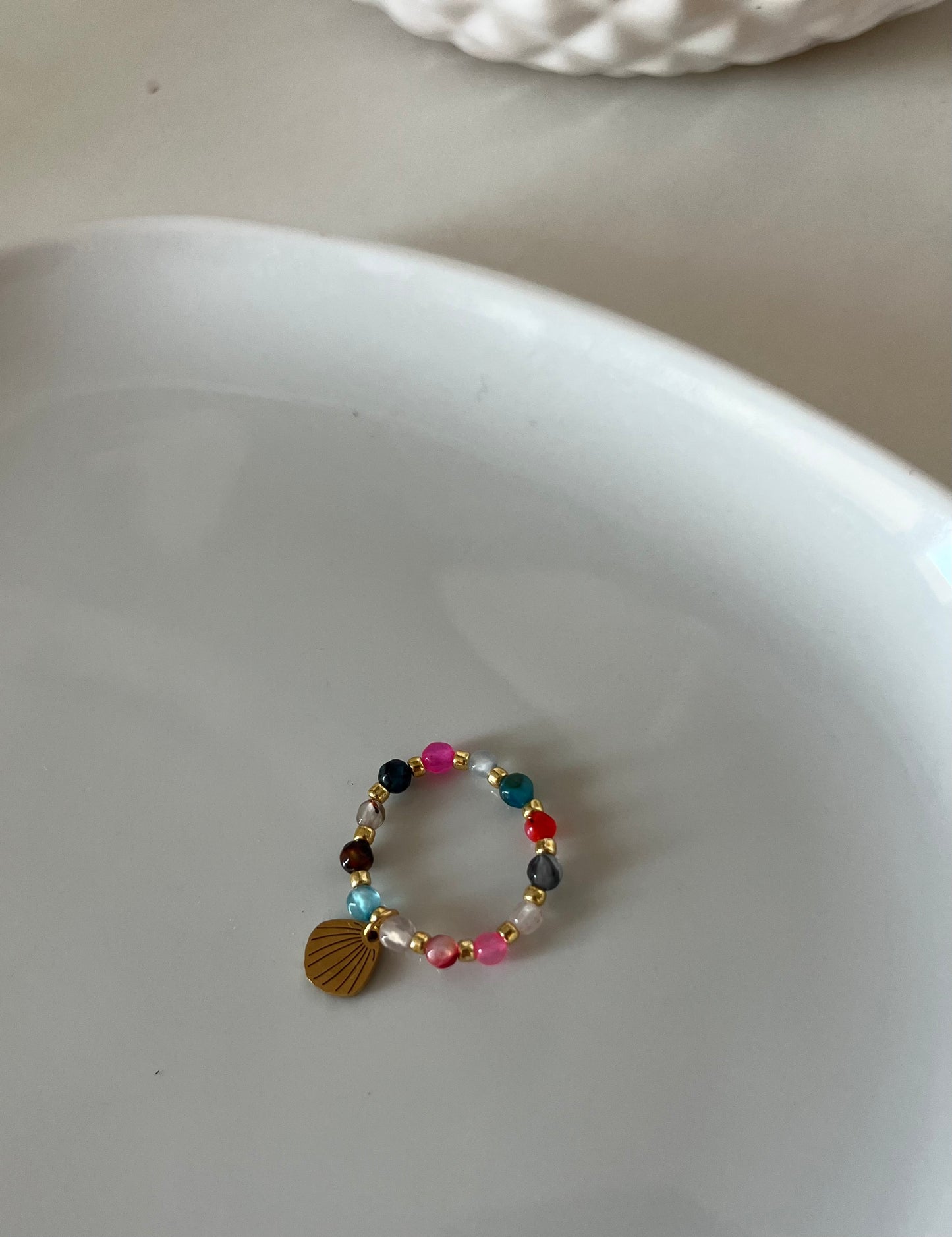 Bague coquillages