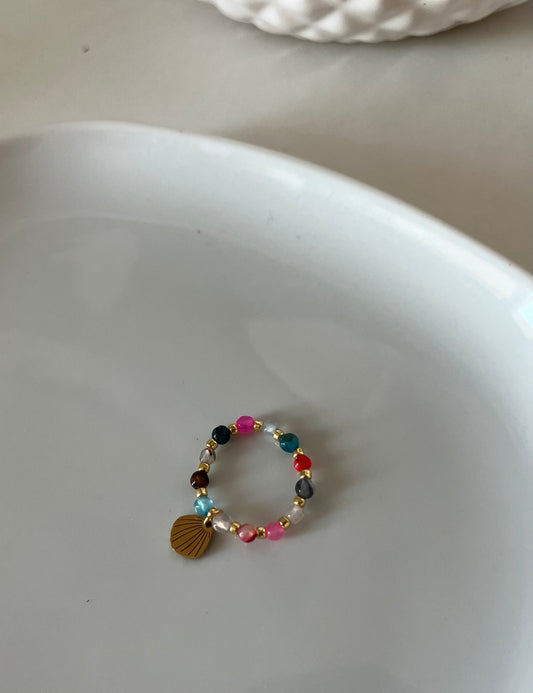 Bague coquillages