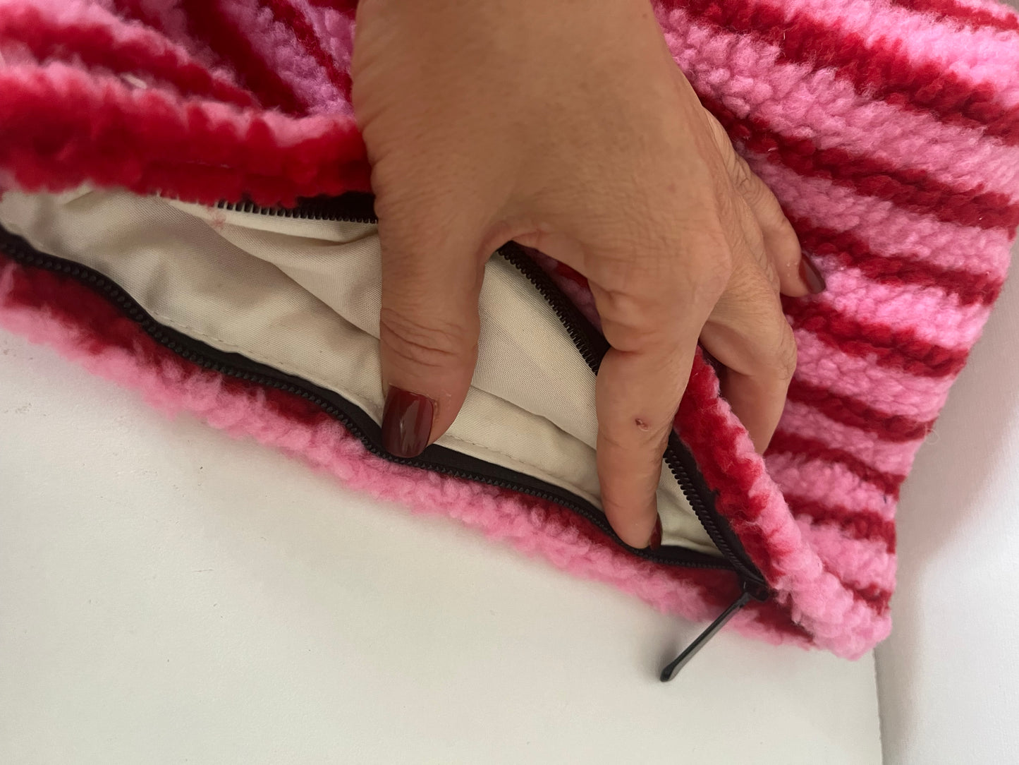 Trousse moumoute Rose