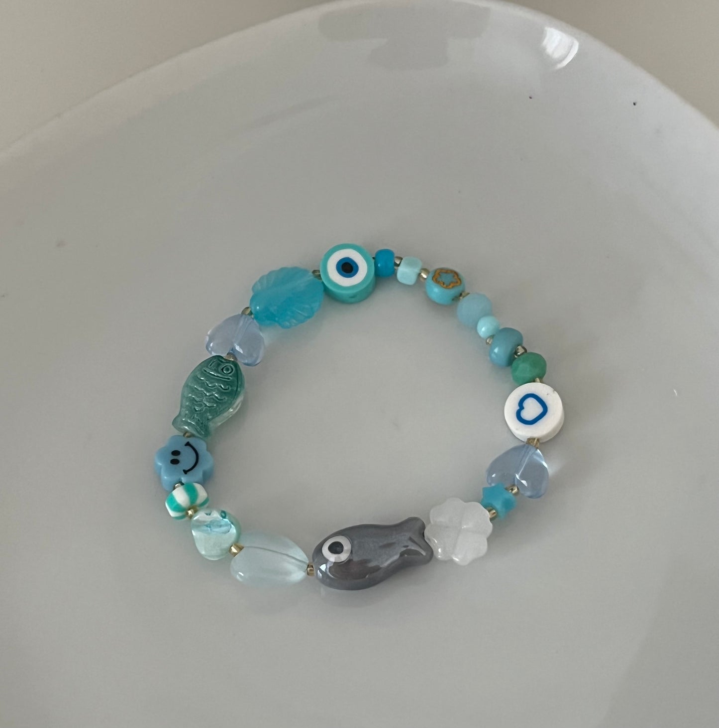 Bracelet blue fish