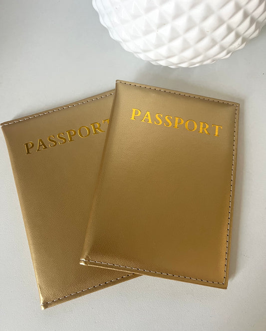 Protège passeport Gold
