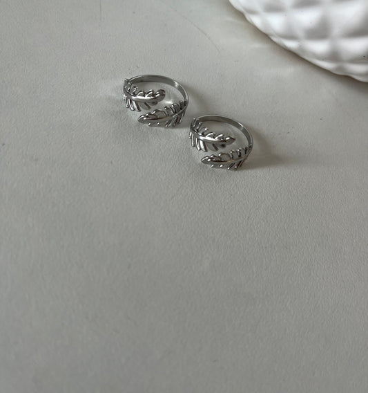 Bague Laurier argent