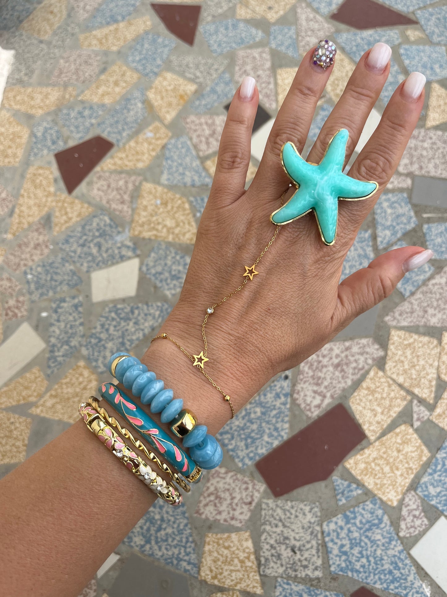 Bague Estrel Bleue