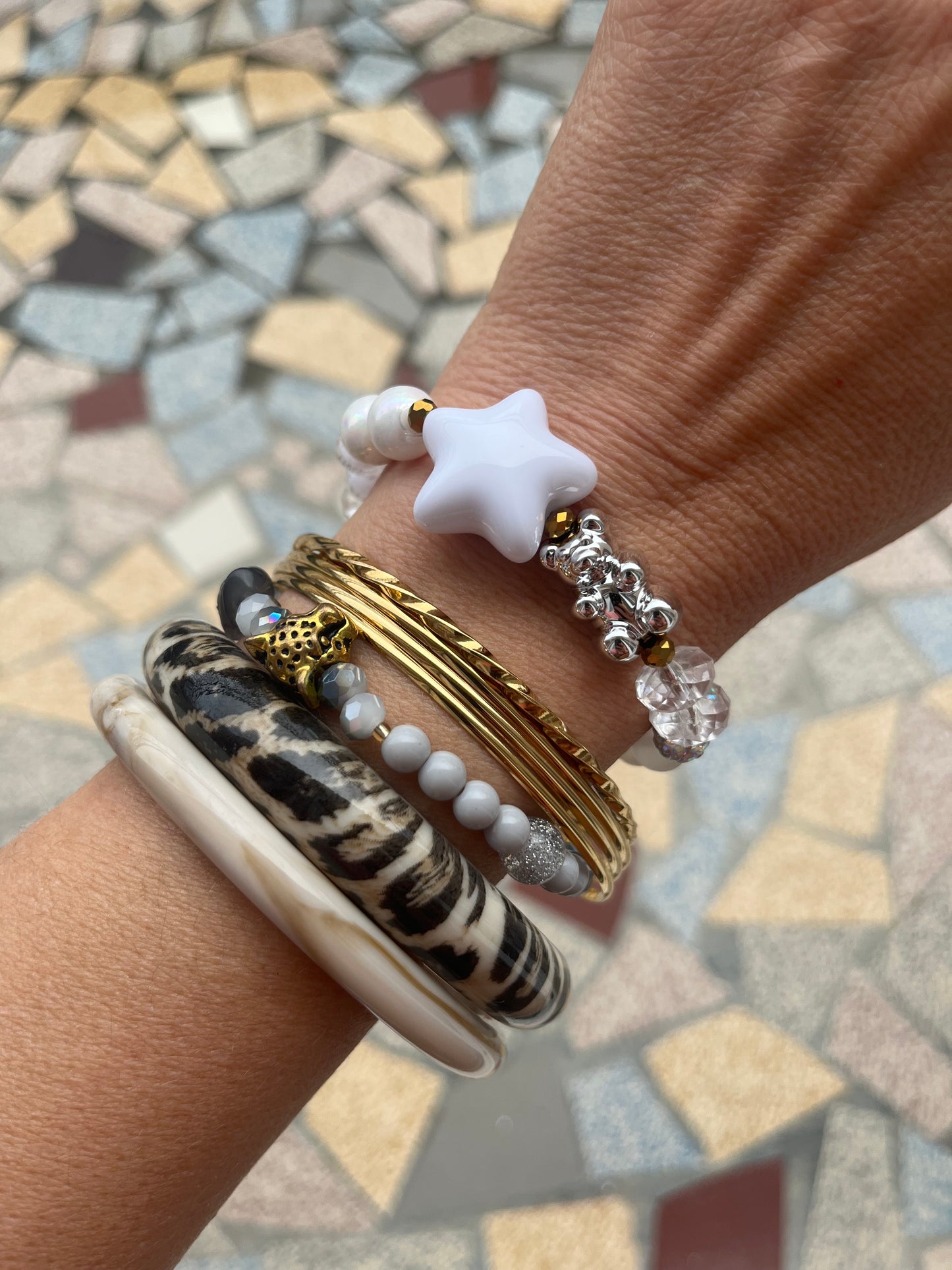 Bracelet Star blanc