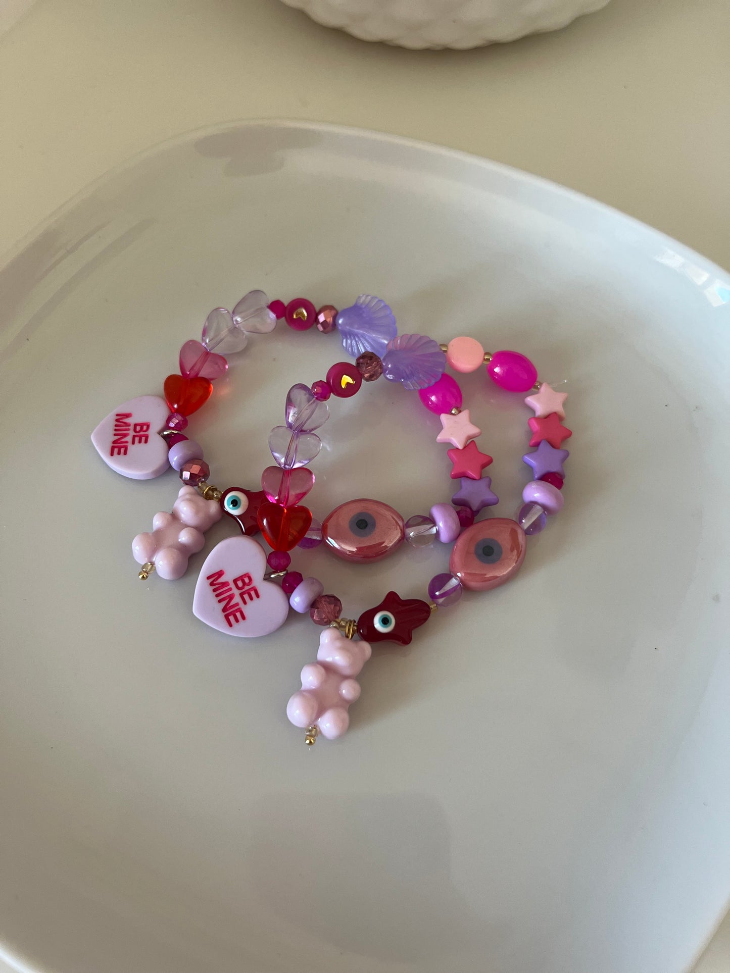 Bracelet Mina mauve rose