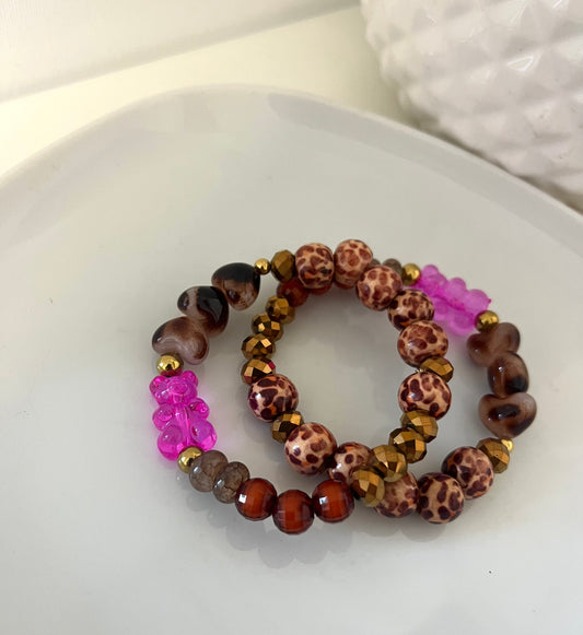 Bracelet Teddy rose