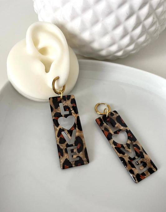 Boucles d’oreilles LOVE ME