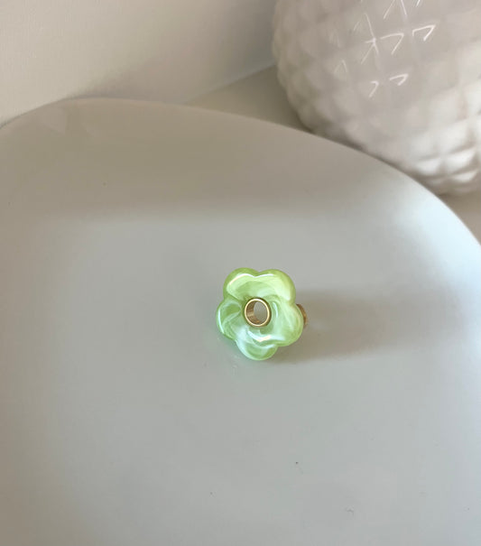 Bague Flora vert