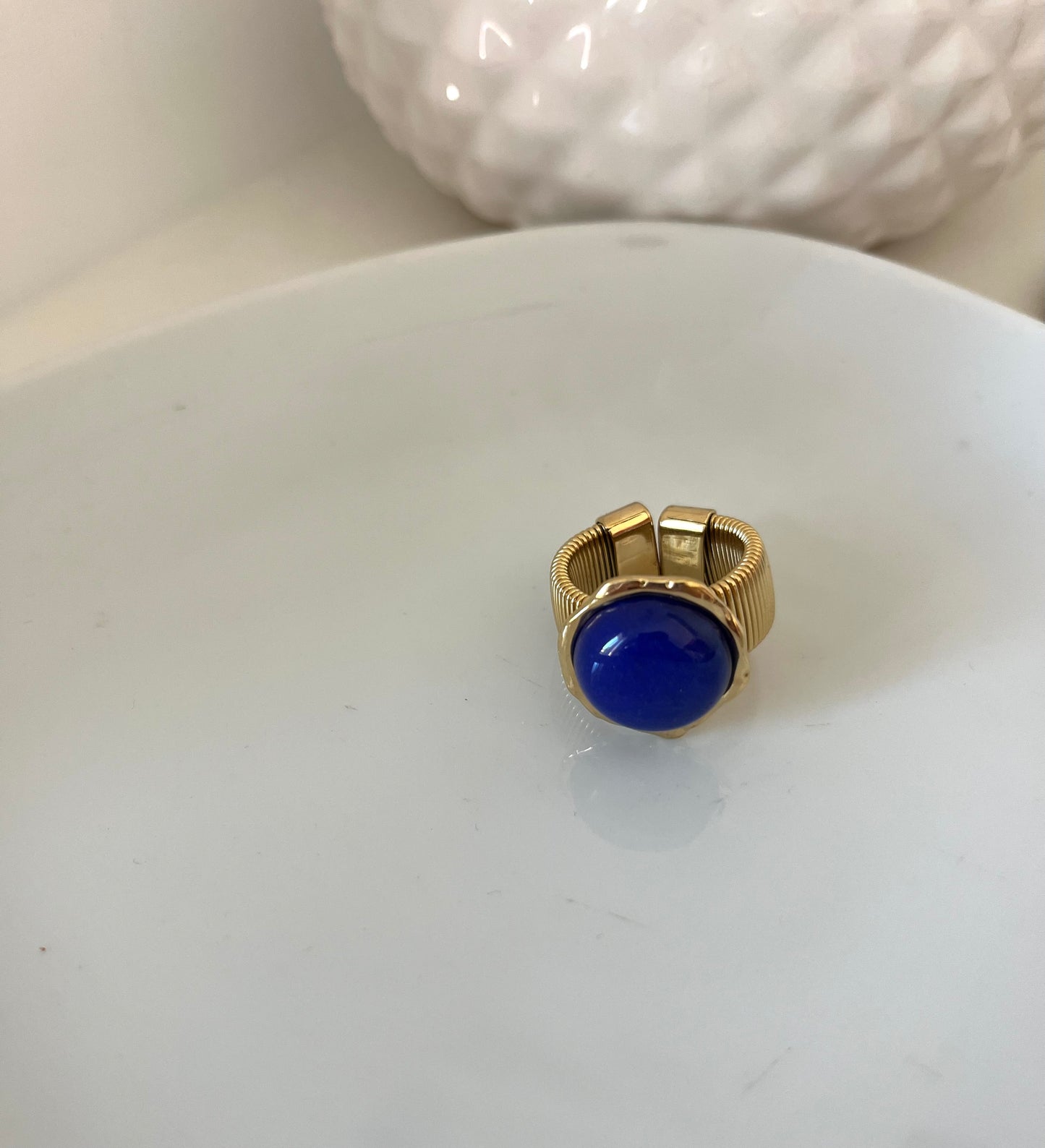 Bague Biggy bleue