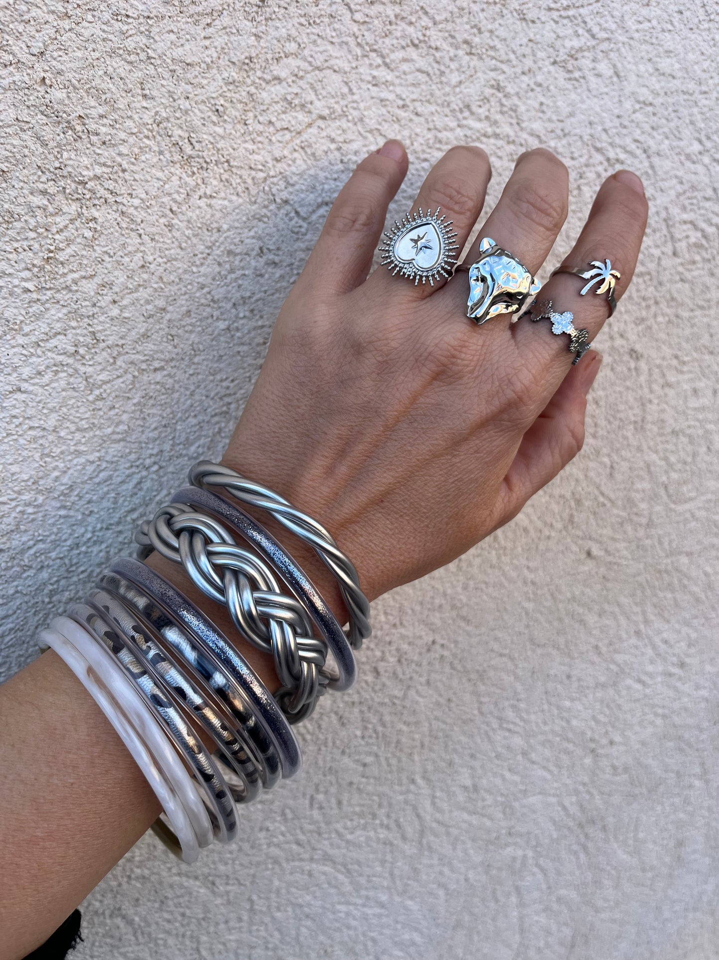 Bague LÉNA léopard Argent